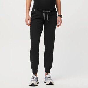 NEW FIGS Black Zamora FionX Jogger Scrub High Waist Pants